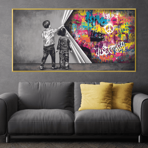 Uncovered Justice Canvas Art Clock Canvas