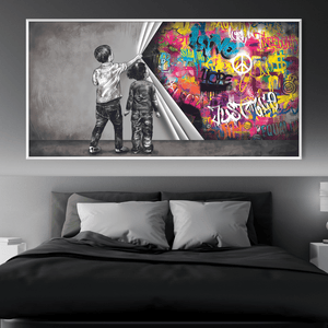Uncovered Justice Canvas Art Clock Canvas