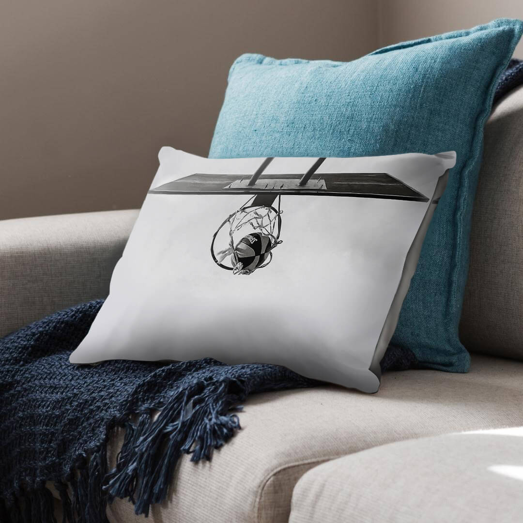 Under the Hoops Cushion Cushion Cushion Landscape Clock Canvas