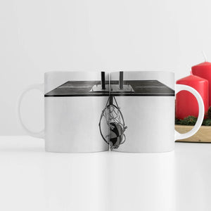 Under the Hoops Mug Mug White Clock Canvas