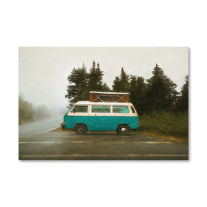 Van Trips Canvas Art Clock Canvas