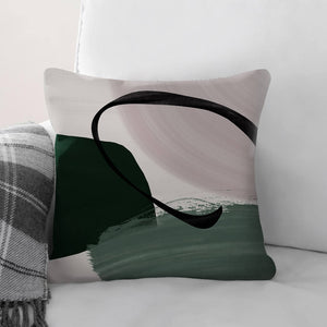Verde Montage Cushion Cushion Cushion Square Clock Canvas