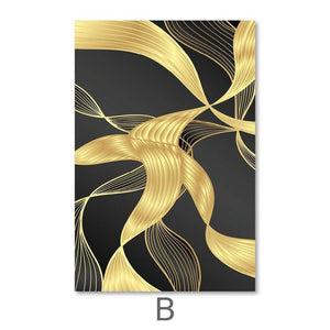 Vibrant Waves Canvas Art B / 40 x 60cm / Unframed Canvas Print Clock Canvas