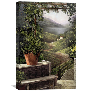 Vines of Serenity Canvas Art 30 x 45cm / Unframed Canvas Print Clock Canvas