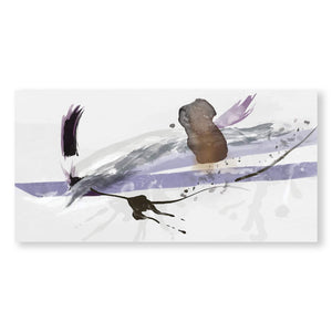 Violet Vision Canvas Art Clock Canvas