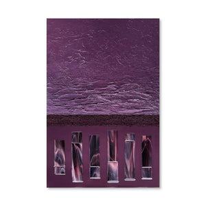 Violette Canvas Art Clock Canvas