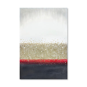 Volcano Sparkle Canvas Art Clock Canvas