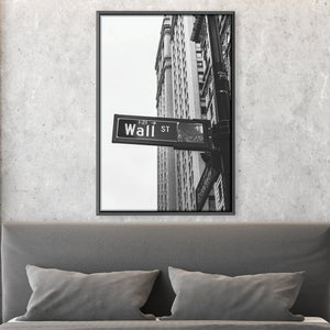 Wall Street Canvas Art Clock Canvas