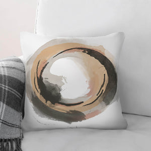 Watercolor Circle Cushion Cushion Cushion Square Clock Canvas