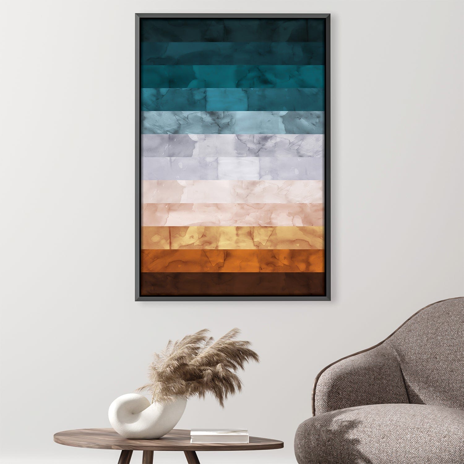 Watercolor Landscape 2 Canvas Art 30 x 45cm / Unframed Canvas Print Clock Canvas
