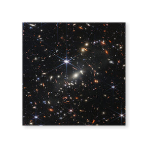 Webb's First Deep Field Canvas Art Clock Canvas