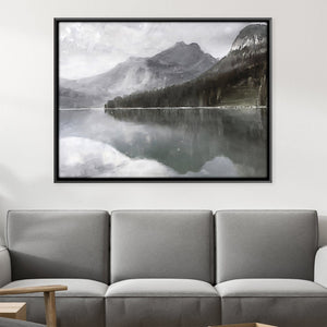 Wild Mountains Canvas Art Clock Canvas