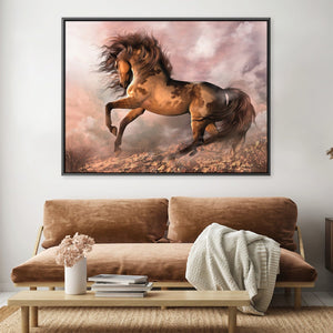 Wild Spirit Canvas Art Clock Canvas