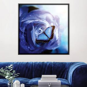 Wings of the Flower Canvas Art Clock Canvas