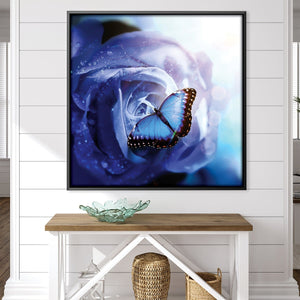 Wings of the Flower Canvas Art Clock Canvas