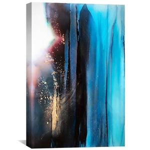 Wishing Well Canvas Art 30 x 45cm / Unframed Canvas Print Clock Canvas