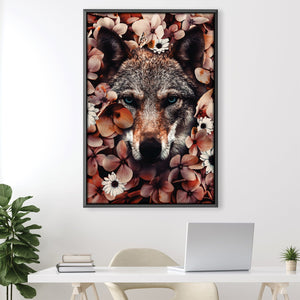 Wolf 1 Canvas Art 30 x 45cm / Unframed Canvas Print Clock Canvas