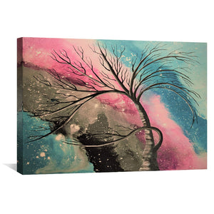 Wondrous Night II Canvas Art Clock Canvas