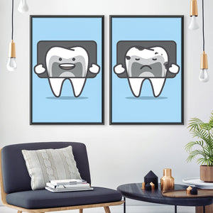 Xray Tooth Canvas Art Clock Canvas
