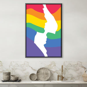 Yang and Yang Canvas Art Clock Canvas