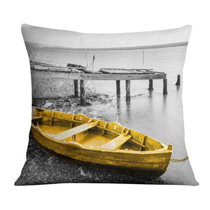 Yellow Splash C Cushion Cushion Cushion Square Clock Canvas