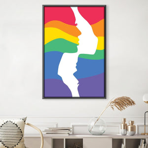 Ying and Ying Canvas Art Clock Canvas