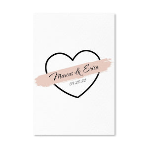 You & Me Canvas Art 30 x 45cm / Standard Gallery Wrap Clock Canvas