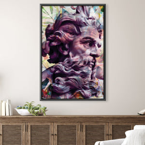 Zeus Canvas Art Clock Canvas