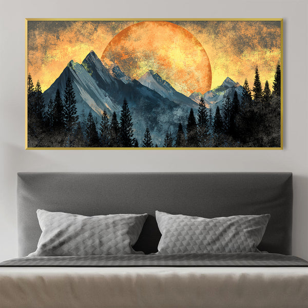 Auric Peaks Canvas