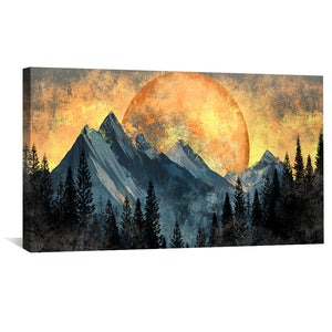 Auric Peaks Canvas