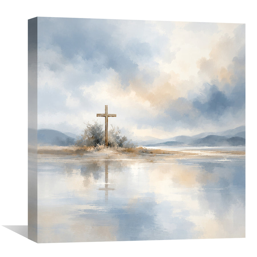 Beside Still Waters Psalm 23 Canvas