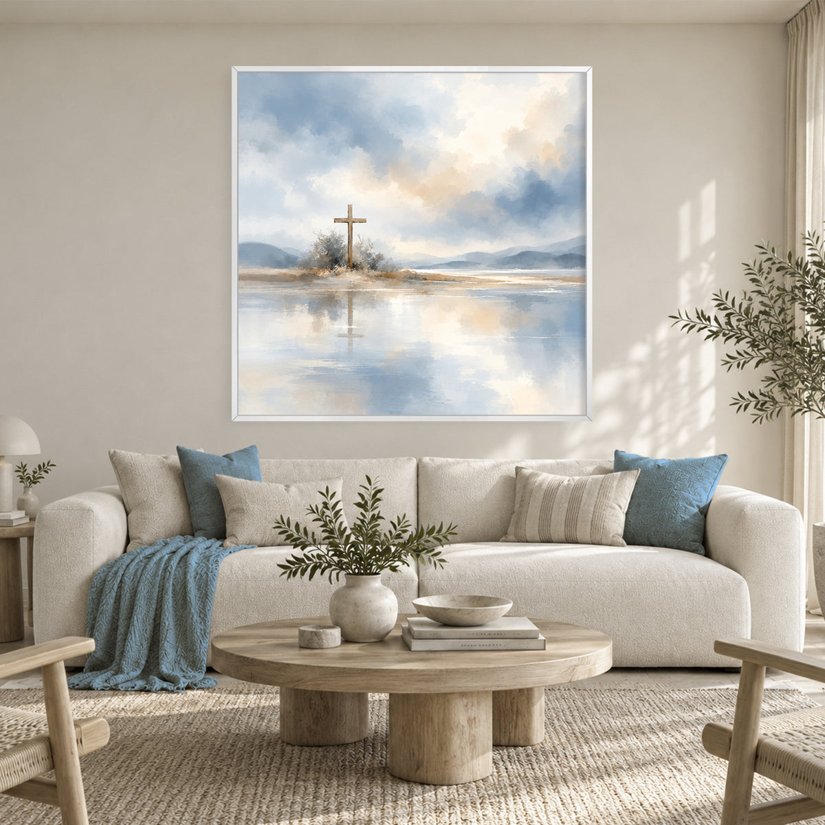 Beside Still Waters Psalm 23 Canvas
