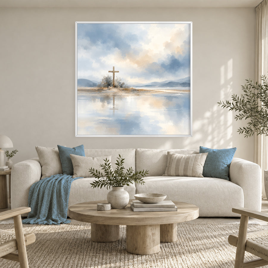 Beside Still Waters Psalm 23 Canvas