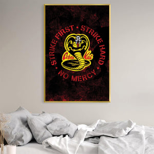 Cobra Kai Circle Canvas