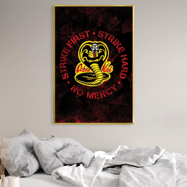 Cobra Kai Circle Canvas