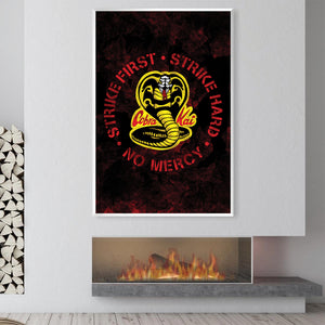 Cobra Kai Circle Canvas