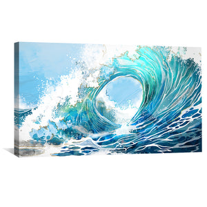 Cresting Waves Canvas
