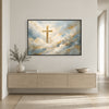 Cross Amid the Heavens Canvas