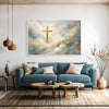 Cross Amid the Heavens Canvas