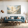 Cross Amid the Heavens Canvas