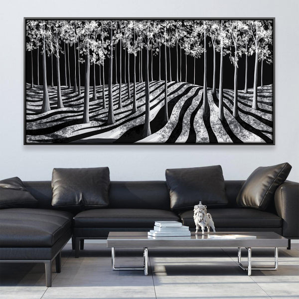 Ebony Ivory Forest Canvas