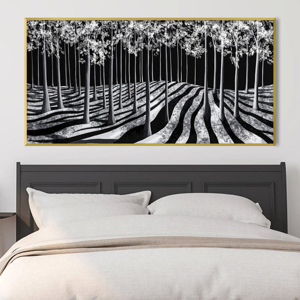 Ebony Ivory Forest Canvas