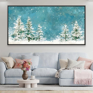 Evergreen Frost Canvas