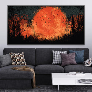 Flaming Dusk Canvas