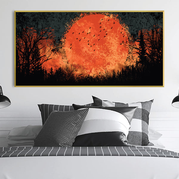 Flaming Dusk Canvas