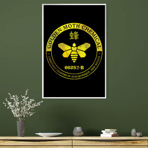 Golden Moth Chemical Canvas