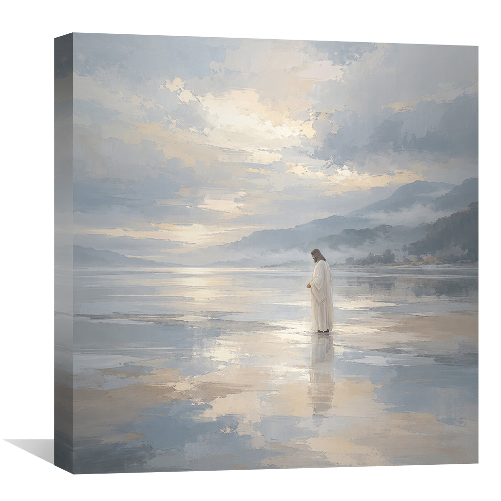 He Walks on Water Canvas