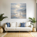 He Walks on Water Canvas