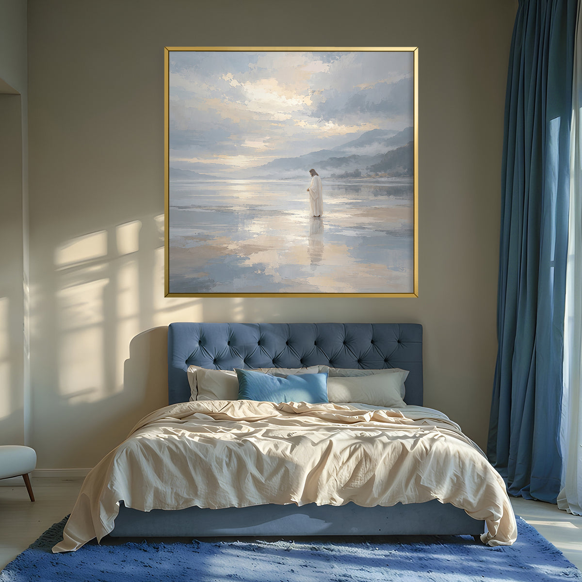 He Walks on Water Canvas