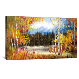 October Path Canvas